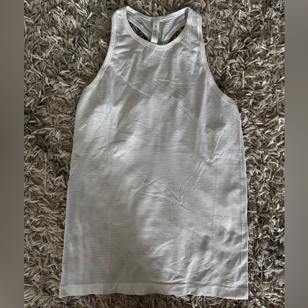 Lululemon White Tank Top